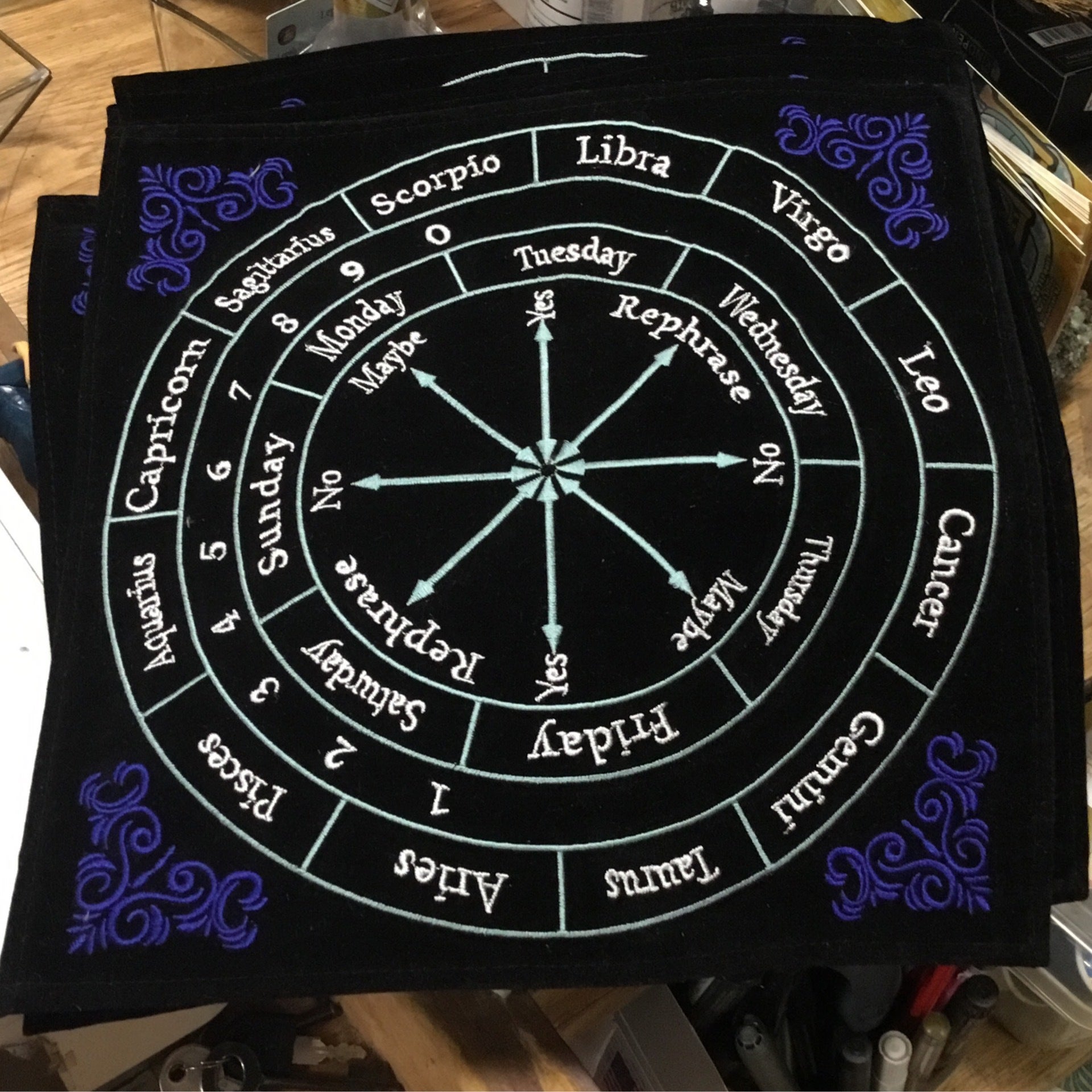 Zodiac Pendulum Mat Broomstick Betty